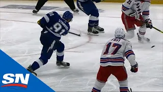 Stamkos Scores Three One-Timers For Hat Trick Vs. Rangers