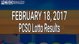 PCSO Lotto Results February 18, 2017 (6/55, 6/42, 6D, Swertres & EZ2)