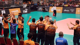 Malaysia vs Myanmar (part 1) II Men Volleyball II 29th SEA Games