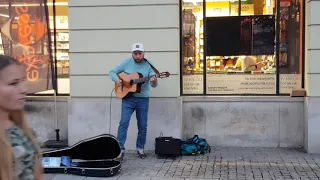 The best street performer ever.... in Warsaw poland