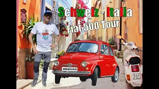 Fiat 500 Cinquecento Reise Schweiz - Italia, Garlenda