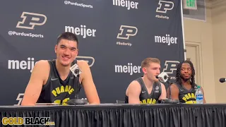 Post Michigan — Purdue's Zach Edey, Braden Smith and Lance Jones