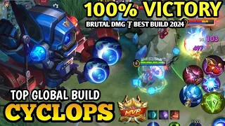 CYCLOPS BEST BUILD 2024 | TOP GLOBAL CYCLOPS | GAMEPLAY | MOBILE LEGEND