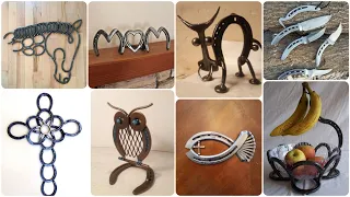 Beginners horse shoe welding projects | #diy  #weldingprojects #welding | horseshoe craft ideas