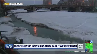 Risk of flooding increases across West Michigan