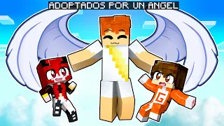 !JUGAMOS MINECRAFT PERO NOS ADOPTA UN ANGEL! 😱 🤣 | SRGATO Y LUNAOZ SON HIJOS DE UN ANGEL!