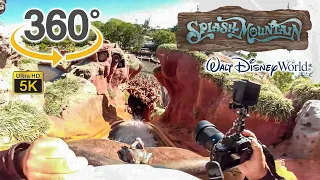 VR 360 Splash Mountain On Ride Front Seat Ultra HD 5K POV with Queue Walt Disney World 11-02-2020