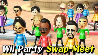 Allane vs Elisa vs Oscar vs Michael Face Off In Swap Meet Gameplay | Wii Party Alexgaming