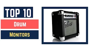 Top 10 Best Drum Monitors 2022