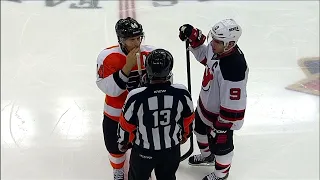 Danny Briere's Disallowed Goal In Game 1 vs Devils (2012)