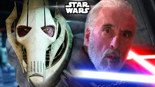 Why Grievoius Was EMBARRASSED But Happy When Learning of Dooku's Death