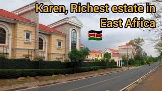 Karen Estate, Billionaires only estate in Nairobi, Kenya.