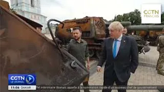 Boris Johnson promet plus d'armes lors de sa 2e visite à Kiev