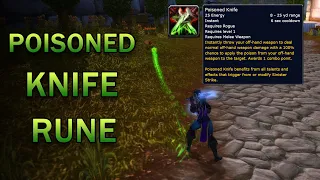 Poisoned Knife Rune Guide - It's Actually Useful! - WoW SoD Phase 2