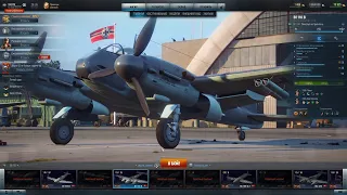 Тяжелый истребитель Люфтваффе Bf 110 B.