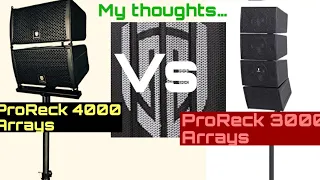 ProReck 3000 vs 4000 Arrays.. My thoughts