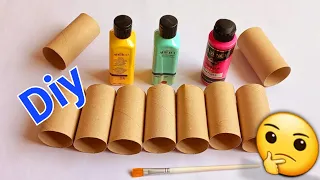 Amazing and stylish! look what I did with toilet paper rolls 😍 🤔