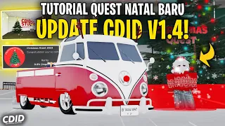 CARA MENYELESAIKAN QUEST EVENT NATAL UPDATE CDID V1.4  - Car Driving Indonesia New Update (Roblox)