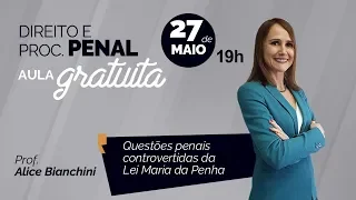 Aula Gratuita - Pós Graduação - Direito e Proc. Penal - Profª - Alice Bianchini - MeuCurso - AO VIVO