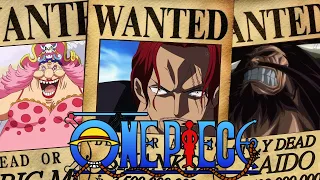 Legendary Pirate Gol D  Roger And All Yonko Bounties Revealed - One Piece 958 - Short Clip