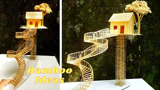 Home decoration Ideas || Road to Heaven || Bamboo Stick Craft Ideas