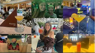 21st Birthday Cruise on The Celebrity Reflection Day 1 & 2 | Exploring the ship