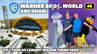 Warner Bros. World Abu Dhabi Full Tour -  Exploring The World's Largest Indoor Theme Park
