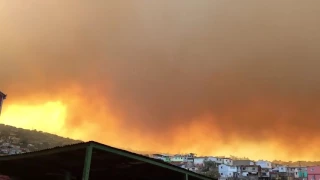 Incendio Forestal CHILE ENERO 2017