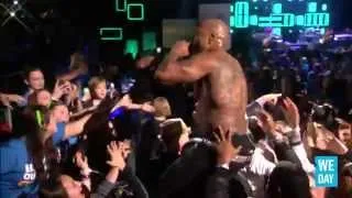 Flo Rida performs "Club Can't Handle Me" at We Day Seattle