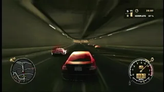 NFS Most Wanted (2005) - Challenge Series #63: Tollbooth Time Trial, Black Mercedes-Benz CLK 500