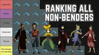 Ranking All Non-Benders In Avatar The Last Airbender and Legend of Korra - Tierlist