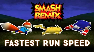 [OUTDATED] Smash Remix 1.2.0 - Running Speed Rankings