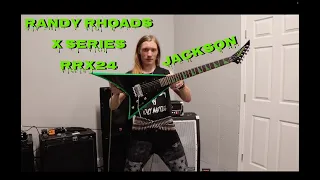 Jackson X Series Randy Rhoads RRx24 Guitar Demo