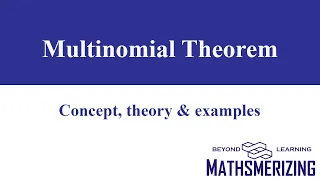 Multinomial Theorem | Binomial theorem | Concept and solved examples