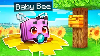 The PINK BABY BEE Prank In Minecraft!
