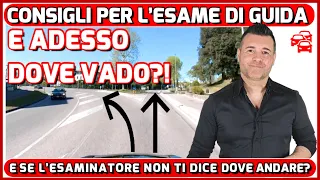 ESAME DI GUIDA: E SE L'ESAMINATORE NON TI DICE DOVE ANDARE AD UN INCROCIO? Ecco quello che devi fare