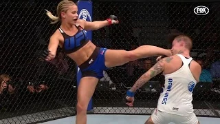 Paige VanZant vs Bec Rawlings Full Fight Highlights | UFC Fight Night