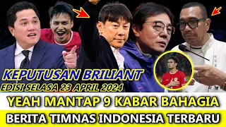 TIMNAS U-23 UNTUNG BESAR! 9 BERITA TIMNAS HARI INI 🥉 23/04/2024 👉🏿 Kabar Timnas Indonesia Terbaru 🌍