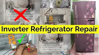 Double door fridge cooling problem || Refrigerator down portion is not cooling, डबल डोर फ्रिज कूलिंग