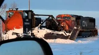 Jordan Spreader Car Plowing Snow