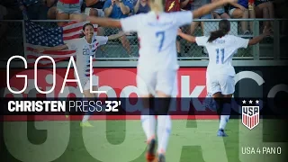 WNT vs. Panama: Christen Press Goal - Oct. 7, 2018