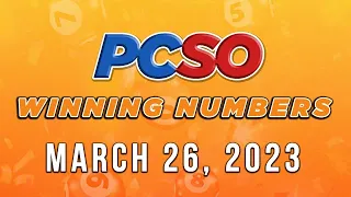 P49M Jackpot Ultra Lotto 6/58, 2D, 3D, and Superlotto 6/49 | March 26, 2023