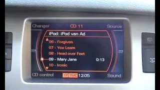 Dension Gateway 500 iPod interface in an Audi Q7