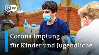 Wann kommt die Corona- Impfung für Kinder und Jugendliche? | DW Nachrichten