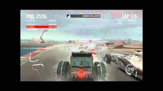 F1 2010 by Codemasters Gameplay Video (Wet Run - Bahrain)