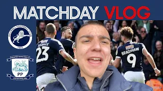 MILLWALL V PRESTON NORTH END VLOG! ( HUGE WIN )