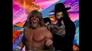 Ultimate Warrior and Undertaker Promo on Berzerker/Shango (07-12-1992)