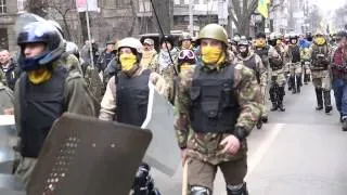 Самооборона евромайдана. Новости Украина. Улица Грушевского