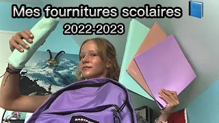 📚BACK TO SCHOOL📚 mes fournitures scolaires 2022-2023