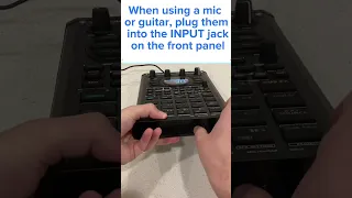 Roland SP 404 MK2 Tutorial : Input sound from Instrument/Mic/Guitar